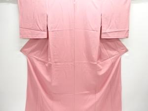 絽一ツ紋色無地着物